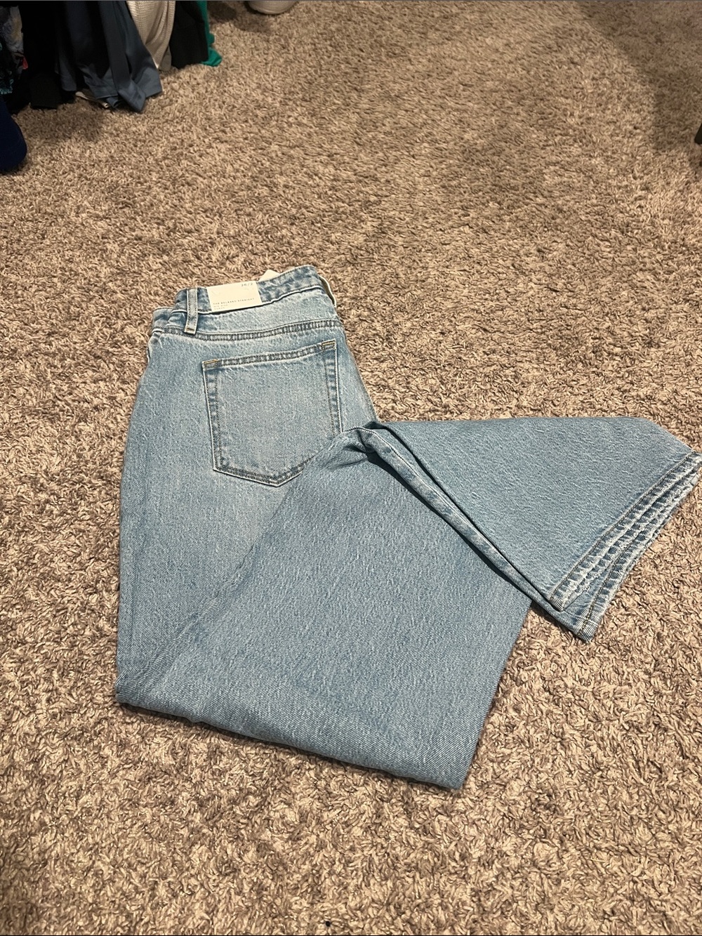 LOFT Light Blue Flare Jeans